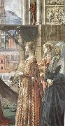 Domenicho Ghirlandaio Details of Heimsuchung oil painting on canvas